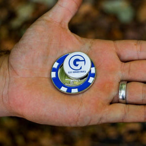 GO Golf Ball Marker - Blue