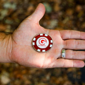 GO Golf Ball Marker - Red