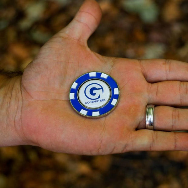 GO Golf Ball Marker - Blue