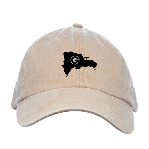 Island Outline Khaki Dad Hat