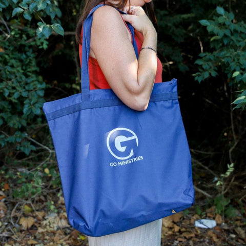 GO Blue Tote Bag