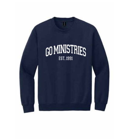 College Style Crewneck – Navy