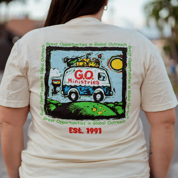 Ivory Vintage Van T-Shirt