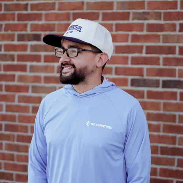 GO Ministries Est. 1991 Hat – Navy & Ivory