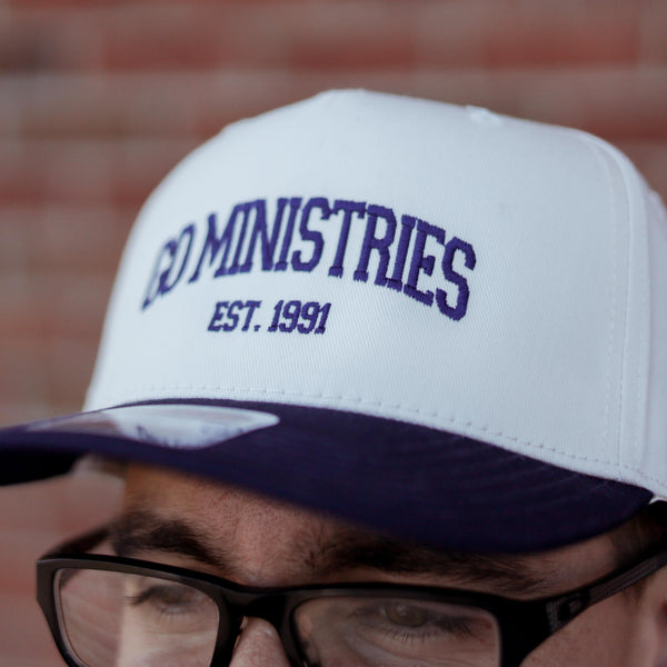 GO Ministries Est. 1991 Hat – Navy & Ivory