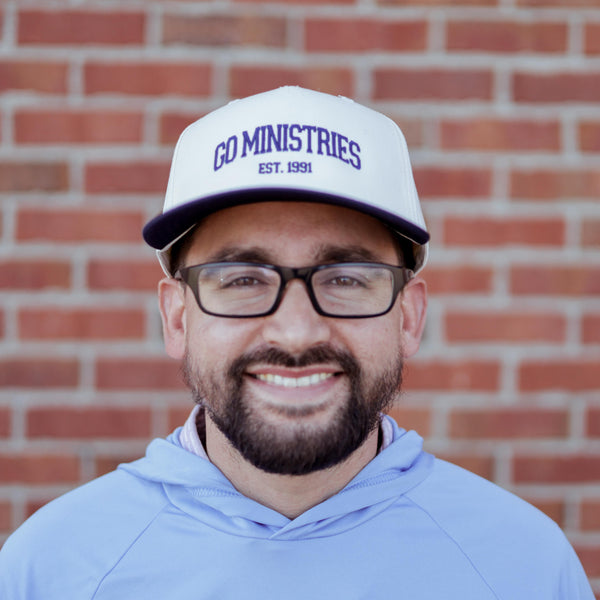 GO Ministries Est. 1991 Hat – Navy & Ivory